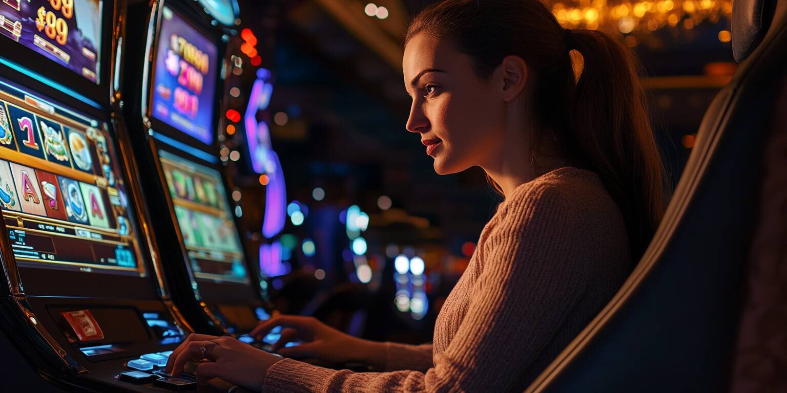 Woman Playing Lucky Jet on TK777